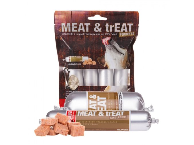 MEAT & TREAT HORSE 4x40g