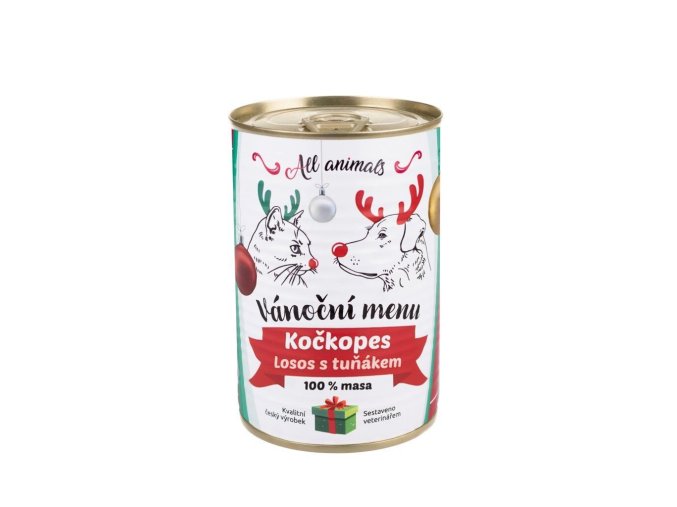 Vánoční menu- limitovaná edice konzerva losos mletý s tuňákem 400 g