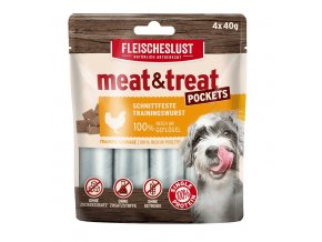 MEAT & TREAT POULTRY 4x40g