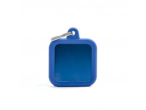 BLUE SQUARE ALU BLUE RUBBER