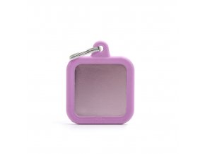PINK SQUARE ALU PINK RUBBER