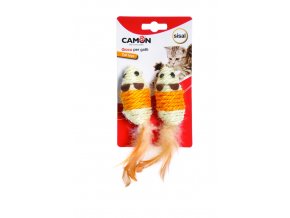 MYŠKA SISAL S OCÁSKEM 7cm 2 ks