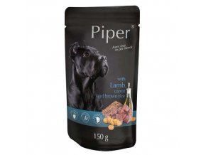 Piper s jehněčím masem mrkví a rýží kapsička pro psy 150g