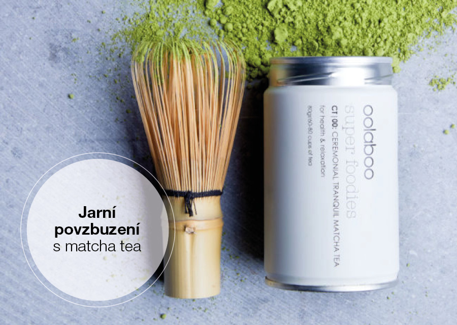 jarní probuzení s matcha tea