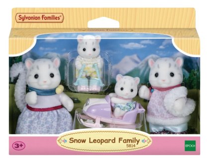 Sylvanian Families 5814 - Rodina sněžných levhartů