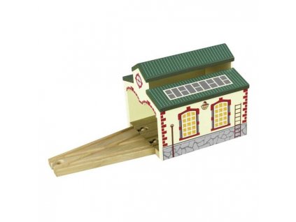 Maxim Dřevěné depo pro dvě lokomotivy