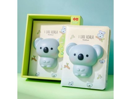 SQUISHY zápisník KOALA 128 stran