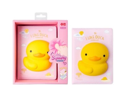 SQUISHY zápisník KAČENKA 128 stran