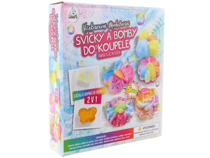 Vícebarevná výroba svíčky a koupelových bomb