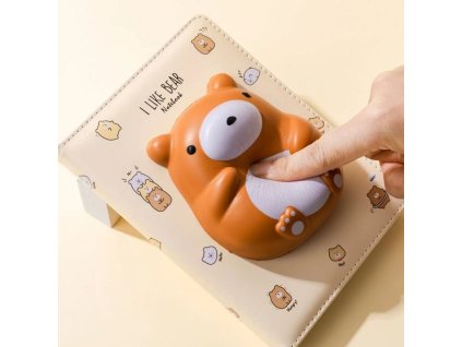 Squishy zápisník medvídek