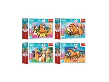 Minipuzzle 54 dílků Čas na nové dobrodružství/Dreamworks 4 druhy v krabičce 9x6,5x4cm 40ks v boxu