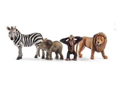 Schleich 42387 - Set divoká zvířátka