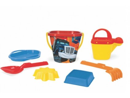 Sada na písek 7ks Plamínek a čtyřkoláci/Blaze