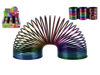 Spirála/pružina barevná plast průměr 8,5cm