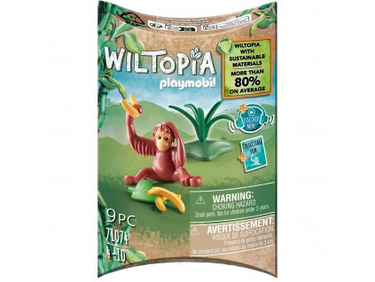 Playmobil 71074 - Wiltopia: Mládě orangutana