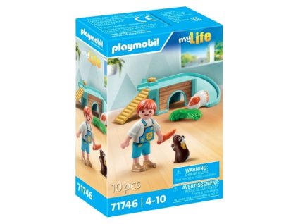 Playmobil 71746 - Kluk s morčaty