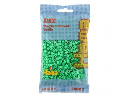 Zažehlovací korálky zelené 1000ks H207-11