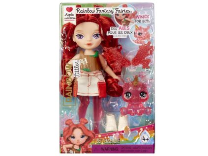 Rainbow High Malá sestřička víla - Apple (Red) TV