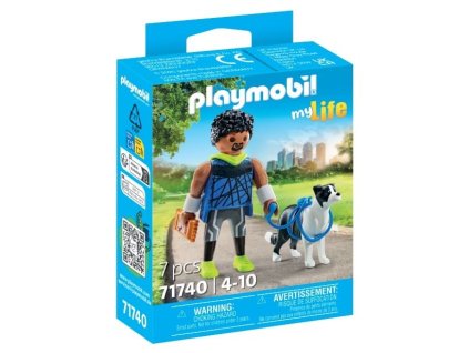 Playmobil 71740 -  Běžec s border kolií