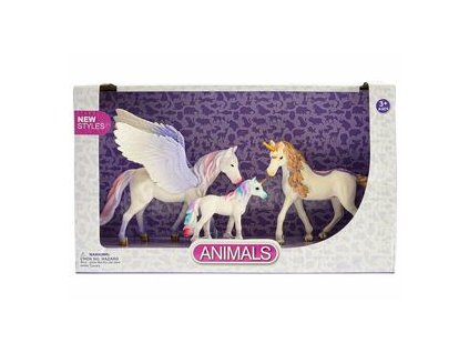 Jednorožci s mládětem 8,5-15cm 3 ks
