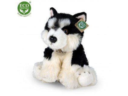 PLYŠOVÝ PES MALAMUT SEDÍCÍ 28 CM ECO-FRIENDLY