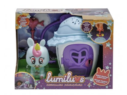 Domeček svítící + Jednorožec Lumiluvs