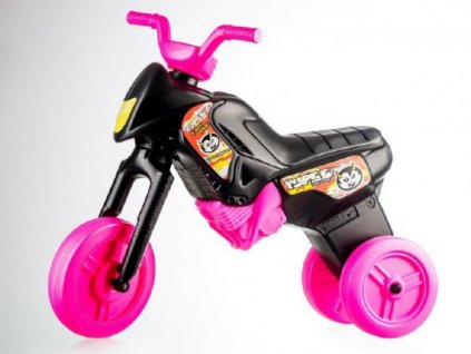 Odrážedlo Enduro Yupee černé velké plast výška sedadla 31cm