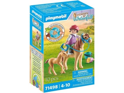 Playmobil 71498 - Dítě s poníkem a hříbátkem