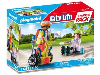 Playmobil 71257 - Starter Pack Záchranář na segwayi