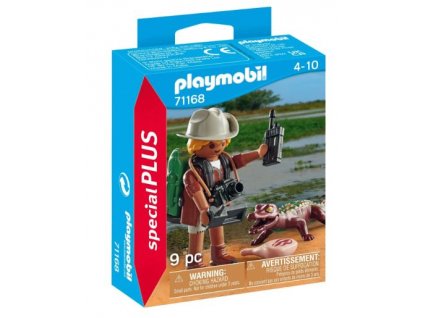 Playmobil 71168 - Výzkumník s aligátorem