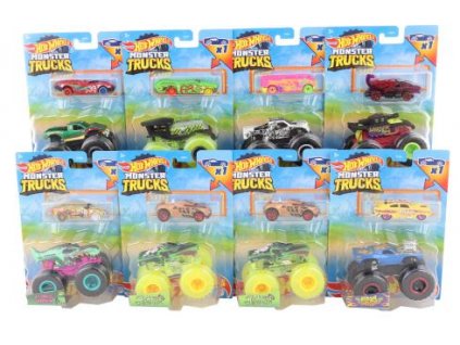 Hot Wheels Moster trucks 1:64 s angličákem