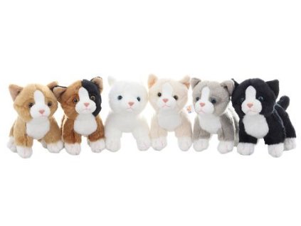 Plyš Kočka stojící 15 cm