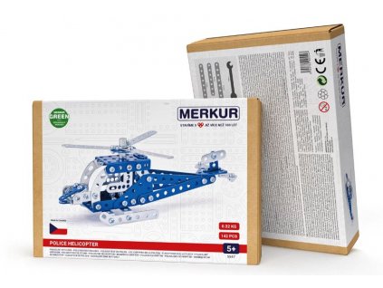 Merkur 054 - policejní vrtulník. 142 dílů