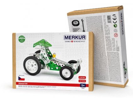 Merkur 052 - dragster. 137 dílů