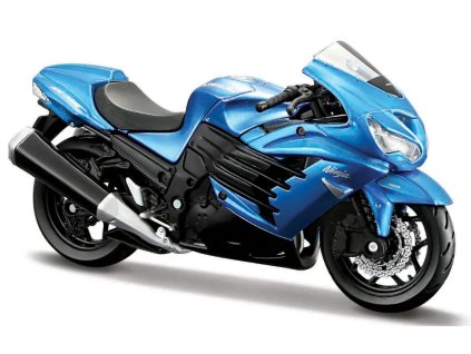Maisto - Motocykl, Kawasaki Ninja® ZX™-14R, modrá, 1:18