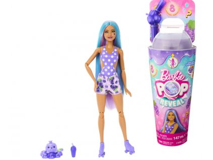 Barbie Pop Reveal Barbie šťavnaté ovoce - hroznový koktejl