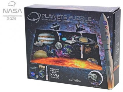 NASA puzzle planety 88x58.5cm 30dílků v krabičce