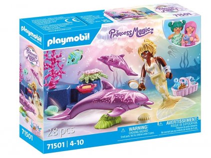 Playmobil 71501 - Mořská panna s delfíny