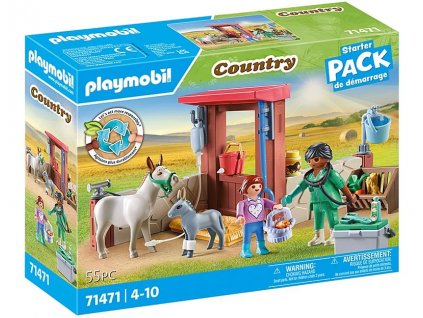 Playmobil 71471 - Veterinární výjezd k oslíkům