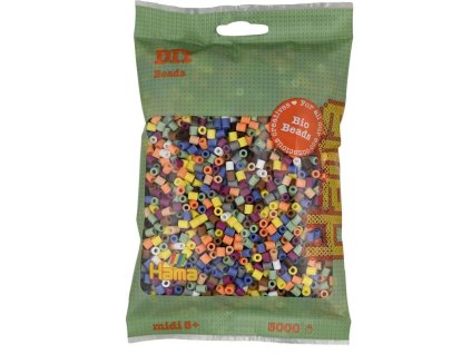 BIO KORÁLKY V SÁČKU MIX 3.000KS MIDI, H191-197