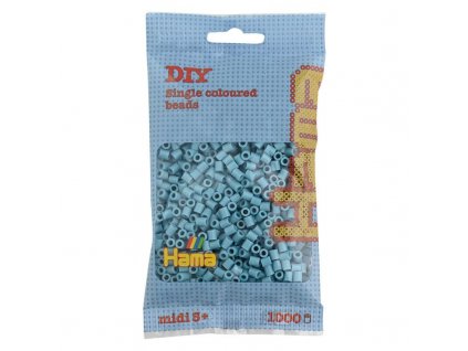 HAMA ZAŽEHLOVACÍ KORÁLKY MIDI - TYRKYSOVÉ 1000KS. H207-31