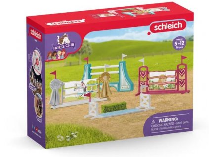 Schleichc42612 - Doplňky pro koňskou překážkovou dráhu