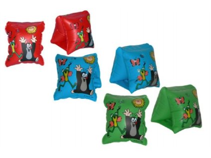 Rukávky Krtek nafukovací 23x15cm 3 barvy v sáčku 3-6 let