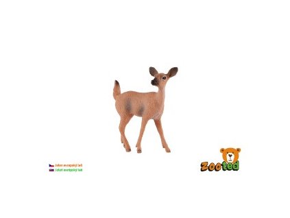 Jelen evropský laň zooted plast 7cm