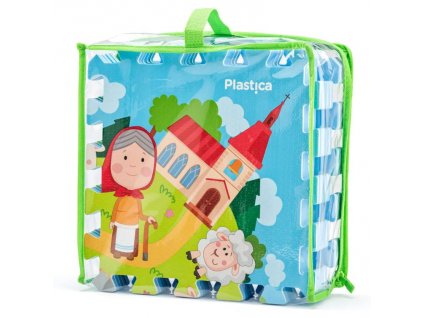 Pěnové Puzzle Vesnice. 9 ks