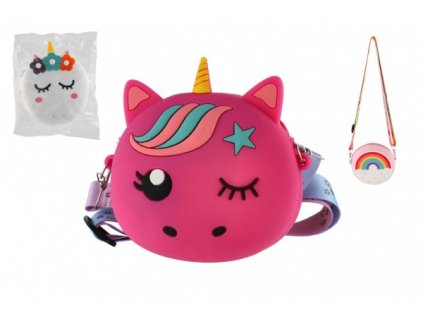 Peněženka/Kabelka dětská se šňůrkou silikon 13x15cm