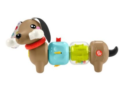 Fisher Price Chrastící a klapající jezevčík