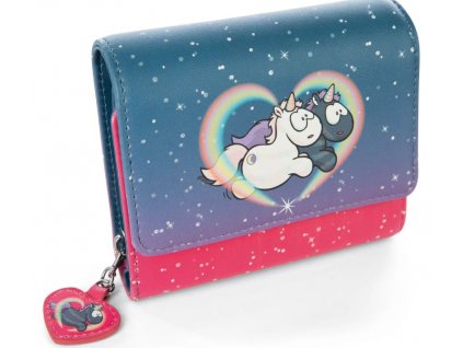 NICI peněženka Jednorožec Star Bringer & Moon Keeper 12x10cm GREEN