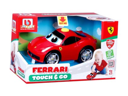 BB Junior - Ferrari 458 Italia se zvuky. červená