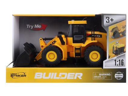 Nakladač 1:16 na baterie setrvačník